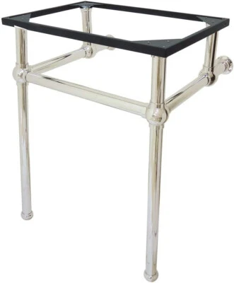 Kingston Latón Templeton 24" Consola Lavabo Soporte níquel pulido VAH282033PN Foto 1 de 4