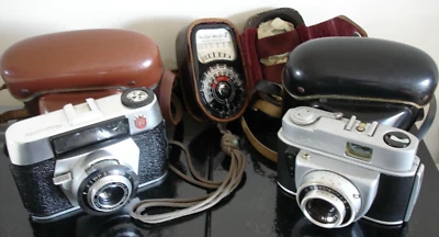 Vintage Camera Bundle + Accessories. Regulette  Beirette, Weston Master - Image 1 of 4