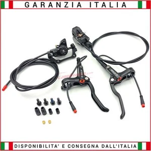 Freni idraulici Kit completo bici elettrica ebike RONGLUN leve pinze dischi - Foto 1 di 4