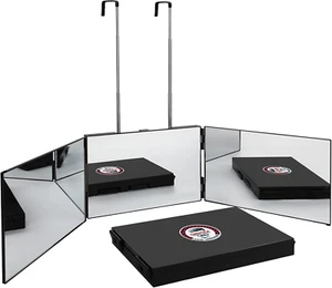 3 Way Mirror for Self Hair Cutting, 360° Mirror for Men or Women, Trifold Self H - Picture 1 of 12