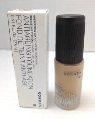 BASE ANTIENVEJECIMIENTO Korres Quercetina y Roble, 15 Beige Medio .91 fl oz Foto 1 de 4