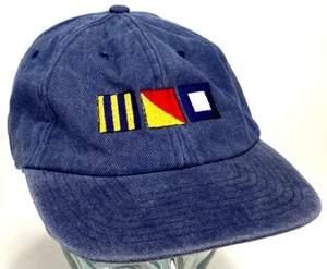 Cappello Bandiere Segnalazione Nautica - Blu Denim - Vela Yachting - San Diego '96 - Foto 1 di 4