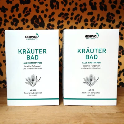 GEHWOL Fusskraft - Kräuter Bad 2x 250g erweicht Hornhaut gegen raue rissige Füße