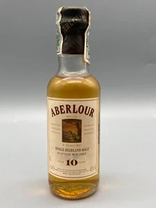Aberlour-Highland Single Malt Whisky-10Jahre-Miniatur-5cl-40%vol.Alc. - Bild 1 von 6