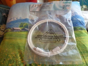 premium-line IEC Anschlusskabel 2,00 m Axialer Stecker Kupplung IEC Koaxialkabel - Bild 1 von 6