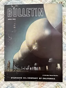 Rare 1955 BULLETIN MAGAZINE by Standard Oil Company of California, Illustrated - Picture 1 of 16