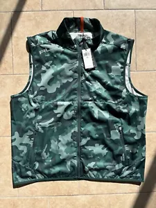 RLX Ralph Lauren Golf Camo Packable Vest Green Color Men’s Size M XXL - Picture 1 of 4