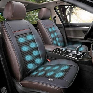 Car Vehicle Pad Seat Cooler Cushion Cover Summer Cooling Chair Fan 12V Automotiv - Picture 1 of 11