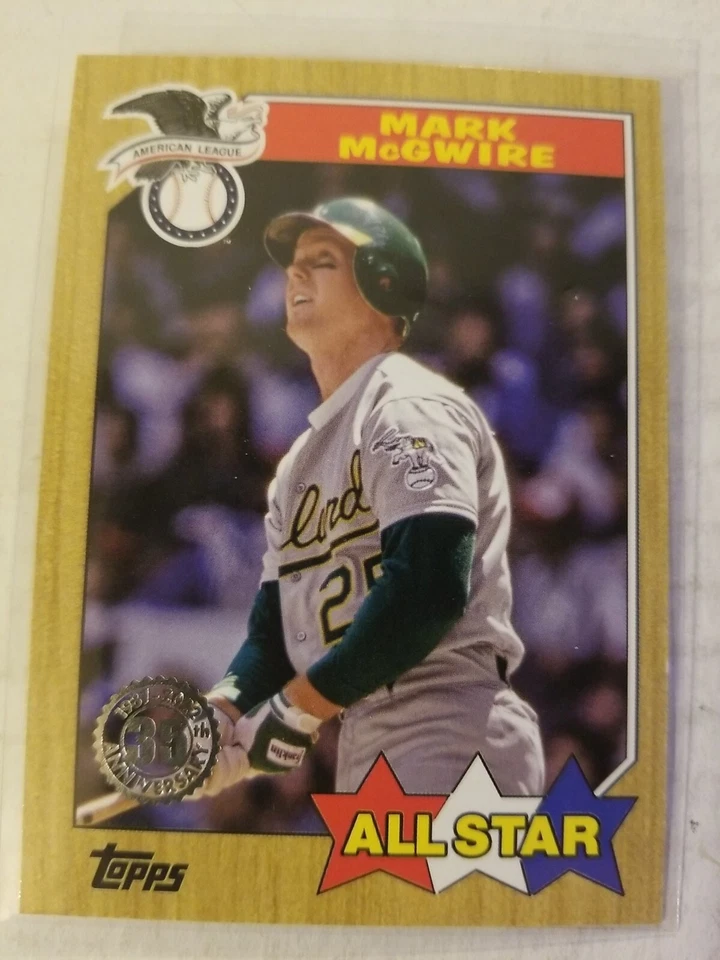 2022 Topps Series 2 All Star 1987 35th Anniversary #87AS-8 Mark McGwire - Image 1 of 2