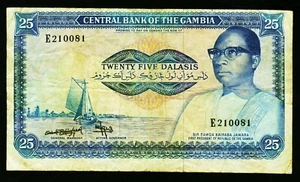 GAMBIA. 25 Dalasis 1987-1990. P. 11b. - Bild 1 von 2