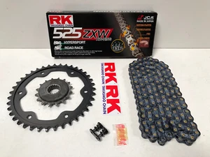Kettensatz RK Black Scale Ritzel 17 Kettenrad Stahl 38 KTM Super Duke 1290 R GT - Bild 1 von 7