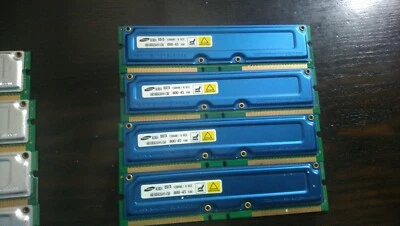 512mb pc800 samsung rambus rimm 4* 128mb - Image 1 of 4