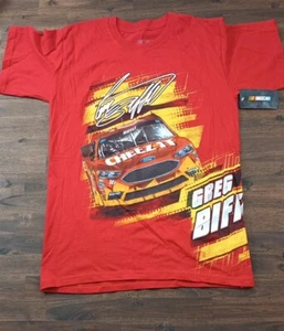 Greg Biffle #16 NASCAR Red AOP Wrap Around Cheez-IT Graphic Tee Size Small NWT - Picture 1 of 6