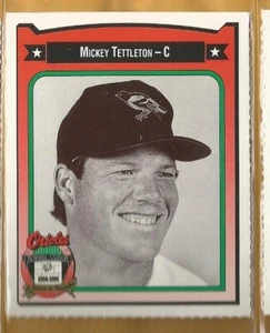 1991 Crown Coca Cola Baltimore Orioles Regional Card Mickey Tettleton 1988-1990 - Bild 1 von 1