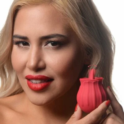 Inmi: Bloomgasm Wild Violet 10X Estimulador de Silicona para Lamer Clítoris - Rojo Foto 1 de 4