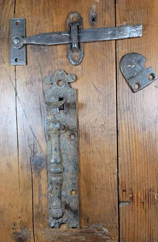 Thumb Latch Door Handle Antique Norfolk Rustic Barn Shed Gate Set Cover