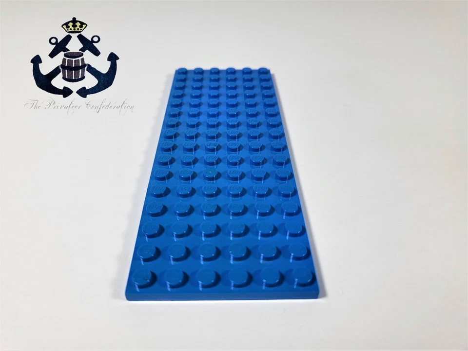 LEGO Placa Azul 6 x 16 3027 Para Espacio Clásico, Ciudad, Ciudad, Tren, Minecraft Foto 1 de 1
