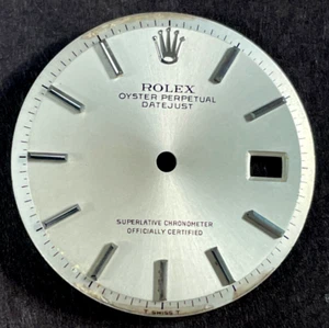 Vintage Rolex Oyster Perpertual Datejust Watch Dial For 36mm Case 1601 1603 1600 - Picture 1 of 9