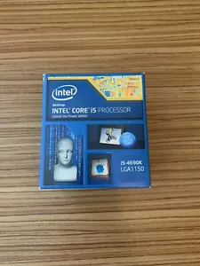 New Intel Core i5-4690K 3.5 GHz Quad-Core (BX80646I54690KSR21A) Processor in box - Picture 1 of 1