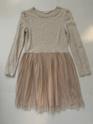 Vestido de tul rosa claro manga larga Gap para niñas talla grande (10-11) Foto 1 de 4