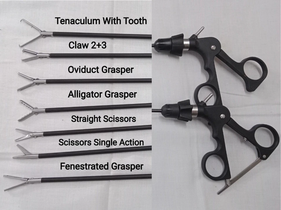 Tijeras de hierba laparoscópicas desmontables instrumentos de mango giratorio 5 mm 330 mm Foto 1 de 1