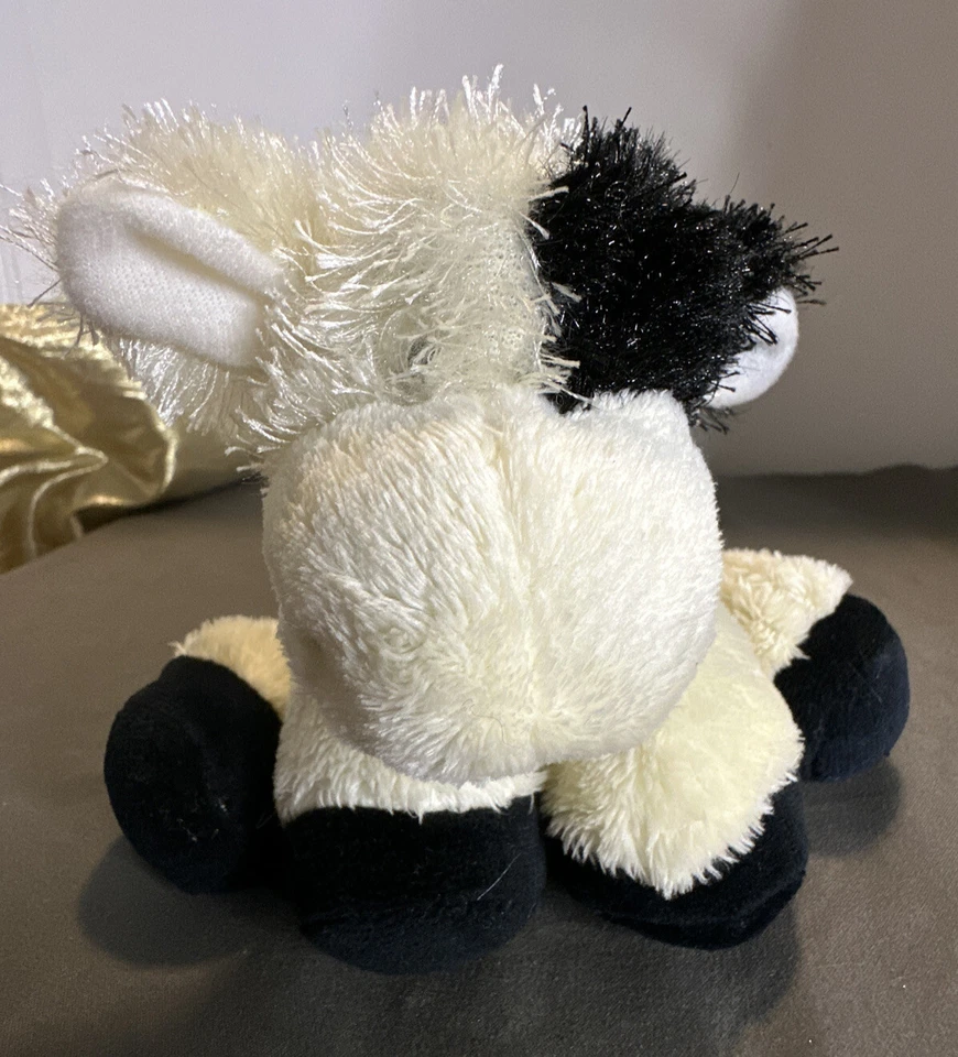 Ganz Webkinz black and white Cow. HS003 . No Code frizzy LIL KINZ - Image 1 of 4