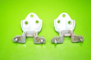 95-99 Eclipse Talon OEM passenger right door hinges hangers mounts SET silver - Picture 1 of 4