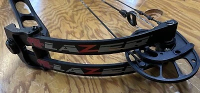 PSE Lazer Black 60# Brace Height 7.5" Axle to Axle 37" IBO 315 FPS - Image 1 of 4