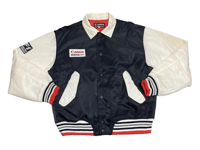 Canon Formula 1 Japanese Grand Prix Suzuka Circuit Staff Jacket Size L Vintage - Image 1 of 4