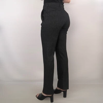 Pantalón de lana elástico Theory Jake para hombre recto ajustado gris oscuro talla 30 Foto 1 de 4