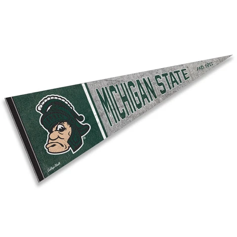 Michigan State University Throwback Vintage Full Size Pennant Cover