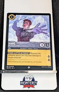 HANS Thirteenth in Line NM-MINT Disney Lorcana TCG non holo 180/204 EN1 - Picture 1 of 1