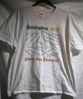 Camiseta de Colección Remington Para Hombre Talla XL Blanca Gráfica Manga Corta Algodón Foto 1 de 4