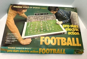1973 Canadian Coleco Pro Stars Electric Action Football Game World Of Sports - Picture 1 of 11