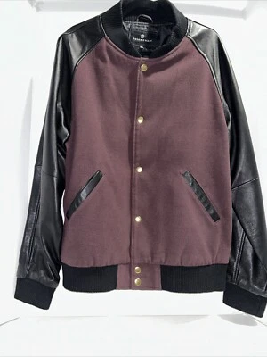 Chaqueta bomber universitaria manga cuero 7 diamantes siete diamantes dos 2XL Foto 1 de 4