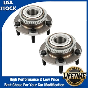 Pair (2) Front Wheel Bearing And Hub Assembly For 1994-2004 Ford Mustang 513115 - Picture 1 of 11