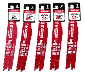NEW 5PK (x2) Diablo DS0614BGP 6" General Purpose Blade 8/14 TPI ~Fr.Sh. - Picture 1 of 6