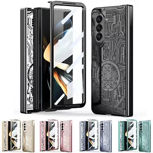Funda Teléfono Para Samsung Galaxy Z Plegable 5 4 3 2 Protector Pantalla Incorporado - Imagen 1 de 12