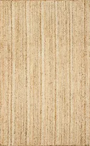 Square Rug 100% Natural Jute Fiber Hand Braided Farmhouse Jute Rug for Home Deco - Picture 1 of 7
