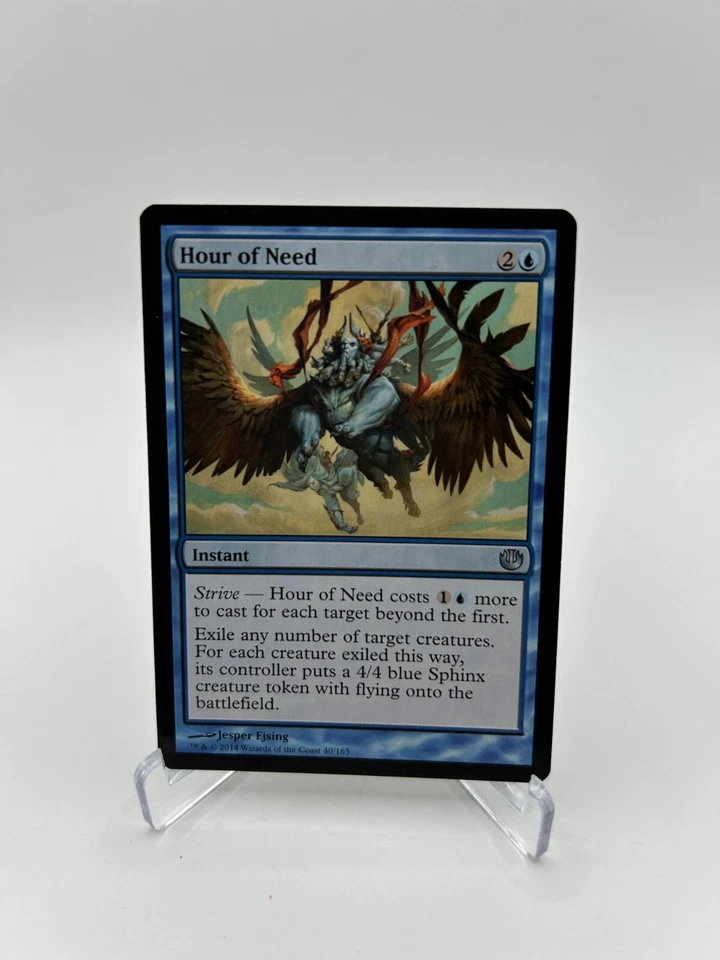 MTG Hour of Need - Instant Journey Into Nyx #40 JOU Uncommon Blue Regular - Image 1 of 2