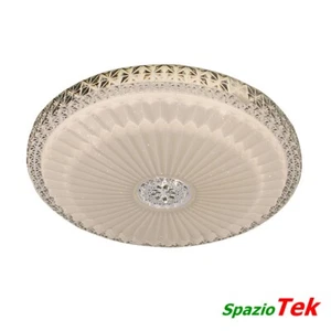 PLAFONIERA ROTONDA DESIGN 48W A LED LUCE EFFETTO STELLATO DIAMETRO 490 MM SILAMP - Foto 1 di 6