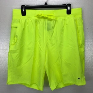 Neu Russell M mittlere Schrägstrichtaschen Chino flache Vorderseite Herren lässige kurze Hose - Bild 1 von 7