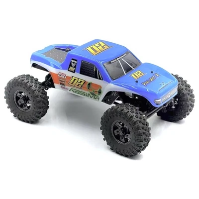 ABSIMA RC Auto Modellauto Crawler GOAT blau Brushless Set Akku Lader 1:18 RTR - Bild 1 von 4