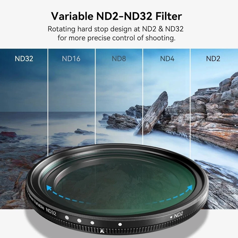 SmallRig MagEase Magnetic VND Filter ND2-ND32 (1-5 Stop) 52mm 4215 - Image 1 of 4