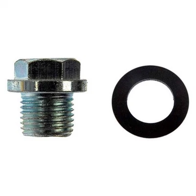 For Jaguar XJ12 1994 1995 1996 Engine Oil Drain Plug | Steel Silver 3 Bolt Grade - Image 1 of 4