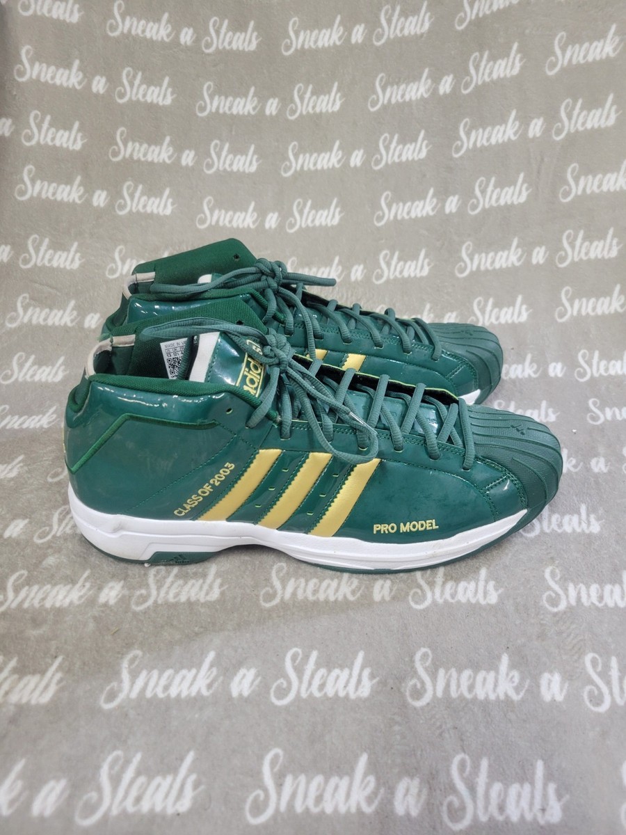シューズ(男性用) adidas PRO MODEL 2G CLASS OF 2003 Adidas Mens Pro Model 2G Basketball Shoes - Black / White