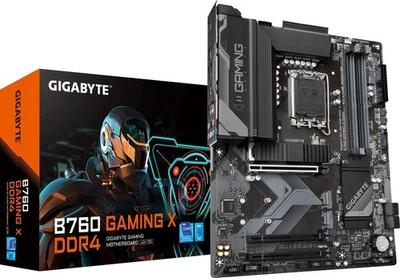 GIGABYTE B760 Gaming X DDR4 Mainboard Intel Sockel 1700 B760 USB-C 3.2 M.2 ATX - Bild 1 von 4