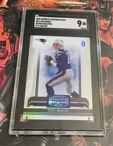 Tom Brady RARE 2006 Donruss Gridiron Gear Silver 2006 Gem Mint - Bild 1 von 5