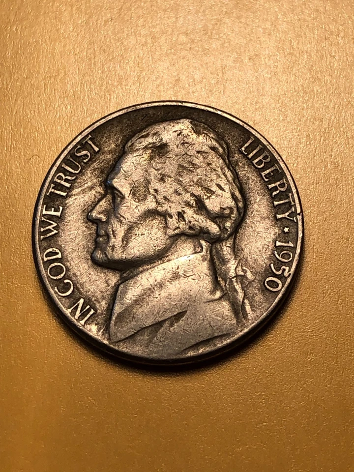 1950-P Jefferson Nickel, Nice Circ, Lot 43341, Free Shipping - Image 1 of 2