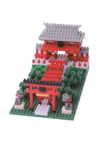 Kawada nanoblock Inari Shrine 530pcs NBH_108 - Picture 1 of 7